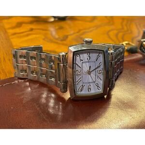 Women's 35mm silver Tone Guess Collection Watch, WR to 50M, GC 22000
